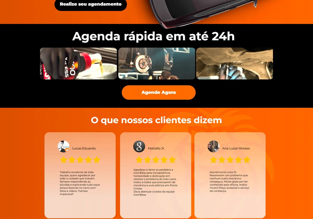 Detalhe 3 do projeto God Bless