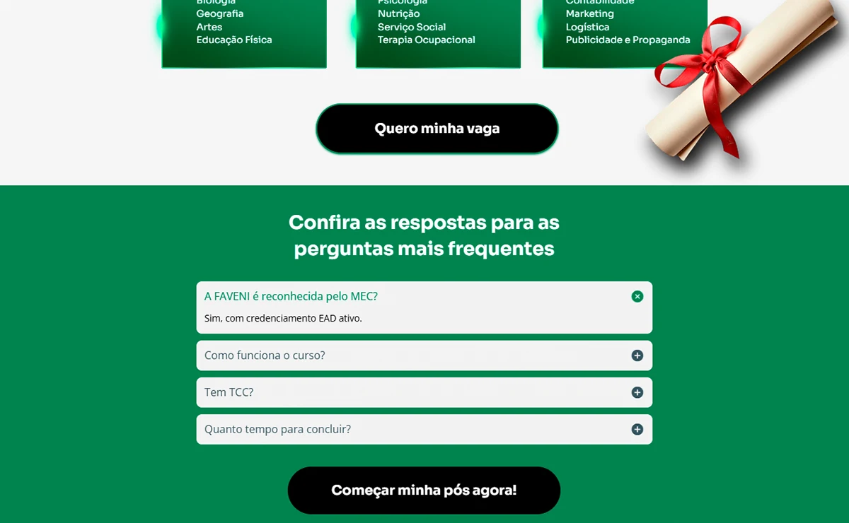 Detalhe 3 do projeto Faculdade EAD