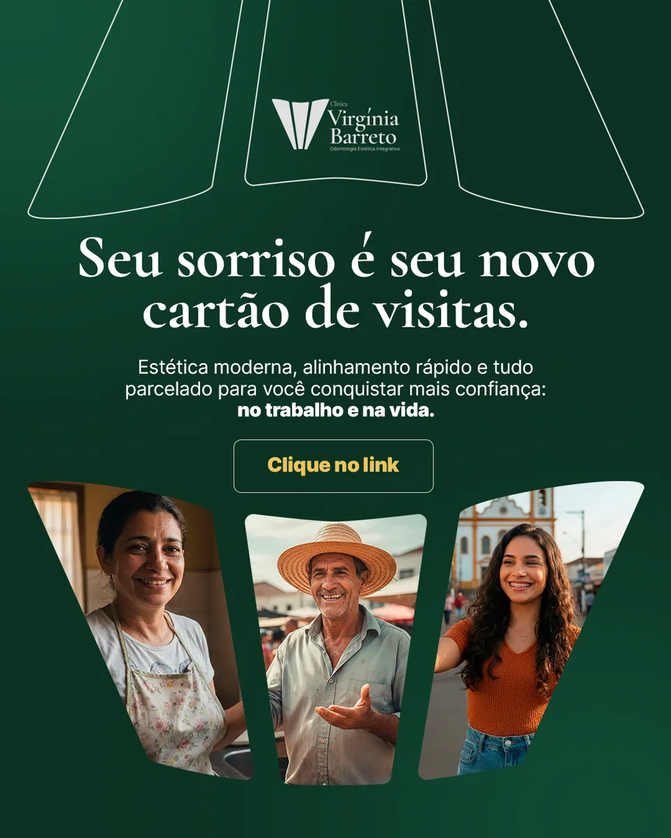 Seu sorriso é seu novo cartão de visitas